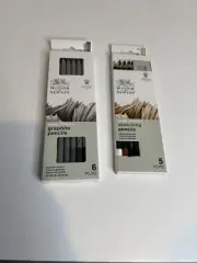 Winsor & Newton Studio Collection Graphite Pencil Tin 6/Pkg & Sketch Pencil 5/Pk