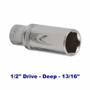 Kincrome K26197 - LOK-ON Deep Socket 13/16" 1/2" Drive