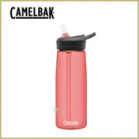 在飛比找PChome24h購物優惠-[CamelBak 750ml eddy+多水吸管水瓶 玫瑰