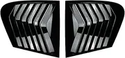 Compatible with BMW 1 Series F20 118i 120i Hatchback 2011-2019 Car Rear Louver Window Side Shutter Cover Trim Sticker Vent Scoop ABS Carbon(Black)