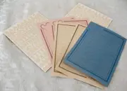 ABC/123 Stickers, Mini; Beige & Journaling boxes New/CREATIVE MEMORIES
