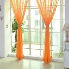 Curtain Door Drape Panel Decoration Ornament Scarf Tulle Voile 2m * 1m