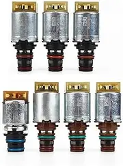 6R80 7PCS Transmission Valve Body Solenoids Kit Suit Compatible for Ford Explorer Ranger Mustang Territory Transit Everest F-150 2011-2017