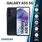 Samsung Galaxy A55 5G Android Cell Phone (Navy, 12GB+256GB, Dual SIM, Unlocked)