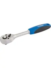 Draper Tools 1/4 Sq. Dr. 72 Tooth Reversible Soft Grip Ratchets (16427)