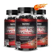 L-leucine BCAA Amino Acids Anabolic Muslce Gainer Muscle Recover 120 Capsules