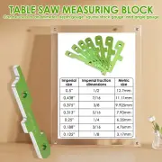 7Pcs Router Table Setup Bars Aluminum Alloy Setup Blocks Height Gauge Set xiRCM