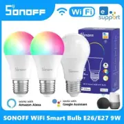 SONOFF WiFi Smart LED Light B05-B-A19/B05-BL-A60 9W E26/E27 Dimmable Lamp Bulbs
