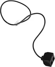CAXUSD Adaptor for Landline Phone Rj9 Phone Cable Adapter 4p4c Detachable Lines