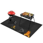 70x48 Inch Under Grill Mats Fireproof Grill Pad Mat for Patio Decks