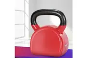 Everfit 24kg Kettlebell Set Weightlifting Bench Dumbbells Kettle Bell Gym Home