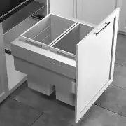 Hailo US Cargo 24 Kitchen Waste Bin Pull-Out Soft Close Organize Space