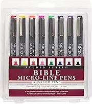 Bible Micro-Line Color Pens (8-piece Set)