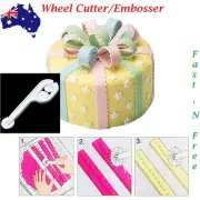 Cake Decorating Fondant Sugarcraft Icing Wheel Cutter Modelling Embossing Tool