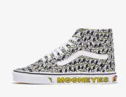 VANS X MOONEYES FORMULA WHITE GREY SK8 HI MEN'S SNEAKERS VN0A7Q5N6M5