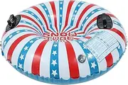 GANAZONO Pc Inflatable Ski Ring Tube Sliding Cushion Plaything PVC Sled Toy for Boys and Girls Adults Outdoor