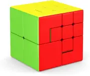 Puppet Cube 3X3 Stickerles Bandaged Magic Speed Cube Puzzle Cube Brain Teasers