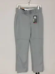 NEW! Men's Small Under Armour Heat Gear Gray 100% Polyester Baseball Pants NWT!