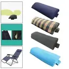 Head Cushion Pillow with Strap Removable Pad for Folding Chair Beach Garden