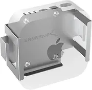 SABRENT Desk/Wall Flex-Mount for Mac Mini (2024+) – Aluminum Scratch-Resistant Mount for Wall, Desk, or Surface – Enhanced Cable Management & Airflow – Mac Mini Mounting Accessory (BK-MAC2)