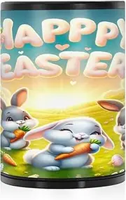 Cute Easter Rabbits Cigarette Butt Collector Portable Ash Tray Smell Proof Smell Proof Can, Ciggaret Disposal Outdoor