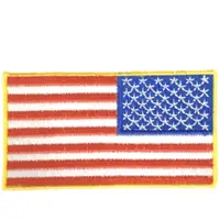 在飛比找松果購物優惠-USA 美國國旗 熱燙布貼 布藝背包貼 刺繡士氣章 刺繡識別