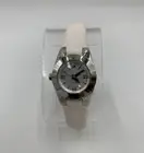 Fossil Relic Women's Quartz Micro Leather Watch White ZR34223 #K103