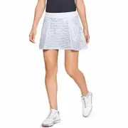 Under Armour Links Printed Golf Skort, White Small 1344209-100