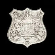 NO2 Canadian Overseas Construction Cap Badge Hallmarked Silver