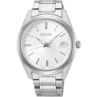 在飛比找momo購物網優惠-【SEIKO 精工】CS 時尚石英手錶-銀/39mm 送行動