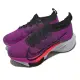 Nike 慢跑鞋 Air Zoom Tempo Next% FK 女鞋 螢光紫 路跑 氣墊 不對稱鞋帶 運動鞋 CI9924-501