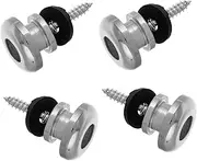 BIUDECO Metal Guitar Strap Pins Locking Guitar Strap Ends and Ukulele Sturdy Durable Lock Buckle