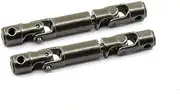 Gyorwst 2PCS Upgrade Metal Driving Shaft for 1/16 B14 B14K B16 B16K MN90 MN90K MN91 RC Car Parts Crawlers Truck,Titanium