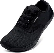 [HOBIBEAR] Wide-Toe-Box Barefoot Shoes for Mens Womens Minimalist Breathable Trail Running Walking Shoes
