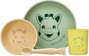 Sophie la Girafe - Silicone Meal Set - Unbreakable Baby Dish - Complete Meal Set - Easy Maintenance - Microwave and Dishwasher Safe - Age: 6 m +