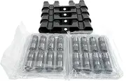 16 Hydraulic Roller Valve Tappet & 4 Guides Trays Compatible with Buic-k Escalade Chevy GMC Hydraulic Roller Valve Lifters Replacement HL124 12499225
