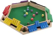 ifundom 6 Sided Flip Game Table Mahjong Cover for Ktv Bars Portable Drink Game Accessory