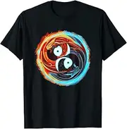 [X.Style] Yin Yang Harmony and Balance 02 ds1345 T-Shirt (XL) Black