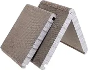 ibasenice Cat Scratcher Durable Foldable Cardboard Mat for Indoor Cats Multi Angle Scratching Pad for Kitten Health and Engagement for Wall and Doorway Protection