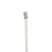 STAINLESS STEEL CABLE TIES,8",100 MIN MIN. TENSILE STRENGTH, 100/BAG (100EA)