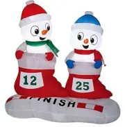 Gemmy Christmas Inflatable 4 Ft Snowman Kids By Gemmy