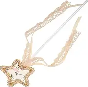 Star Wand Ribbon Lace Boys and Girls Party Prop for Boys and Girls' Birthday Parties Stage Performances and Photos
