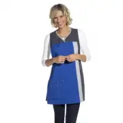 Chasuble - Override Apron - Königsblau-grau - 100 CM : Size - Size III - (48