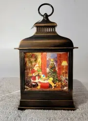 LED Snow Globe W/ Santa And Christmas Tree - Melrose #90066