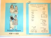 Wardrobe Sewing Pattern #4528 fits vintage 6" Tutti Doll