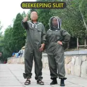 Beekeeping Suit Brown Resistant Dirt Beekeeper Overalls Clothes Honeybee Tools