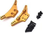 MANGRY 1/10 104009 1/12 12401 12402-A 12403 12404 12409 RC Car Upgrade Spare Parts Front and Rear Shock Mounts (Color : Yellow)