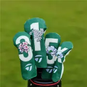 Taylormade 135UT Classic Flower Golf Driver Wood Iron Putter Head Cover Set Gift