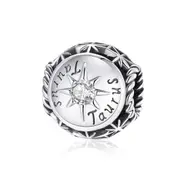 925 Sterling Silver Zodiac Zircon Bead Bracelet / Necklace Set Taurus Style - Taurus