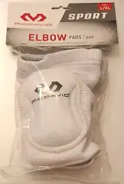 McDavid Elbow Pads (pair) L/XL Size Basketball Volleyball Soccer New